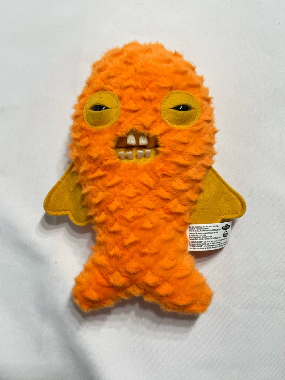 9” ZURU Fuggler "Gold Fish" COD FATHER Peculiar Pet plush excellent condition